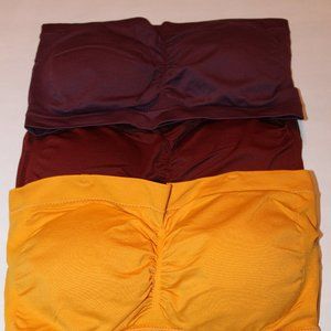 BASIC SEAMLESS PADDED BANDEAU (3 PIECE)WARMTONES